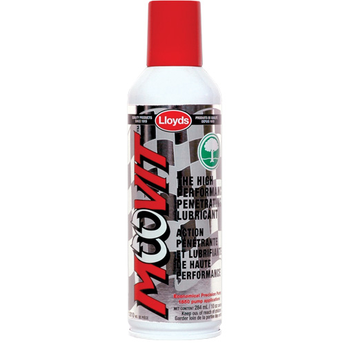 Lubrifiant haute performance Moovit, Canette a&eacute;rosol/Bouteille &agrave; g&acirc;chette, 10 oz/10 oz Auto Electric Service Ltd.