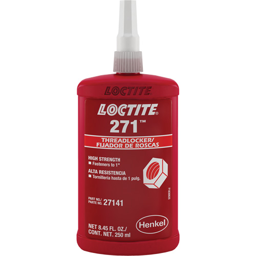 Threadlocker 271 , Red, High, 250 ml, Bottle Auto Electric Service Ltd.