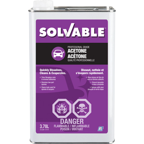 Acetone, 3.78 L Auto Electric Service Ltd.