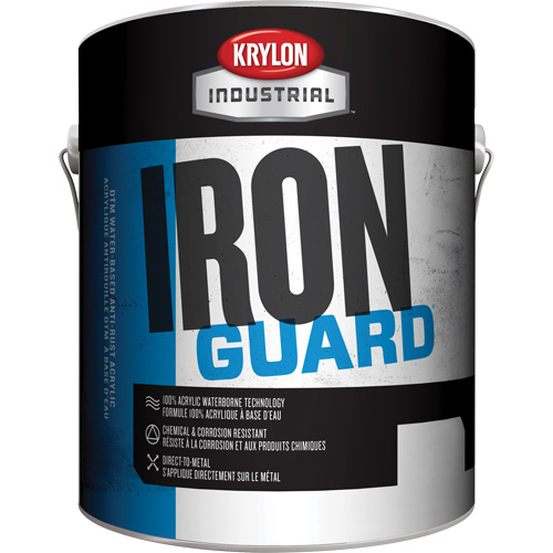 Industrial Iron Guard&reg; Water-Based Enamel, 3.78 L, Gallon, Red Auto Electric Service Ltd.