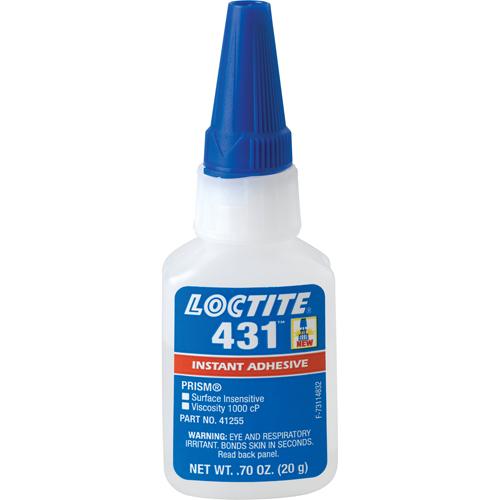 431 Surface Insensitive Instant Adhesive, Clear, Bottle, 20 g Auto Electric Service Ltd.