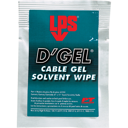 D'Gel&reg; Cable Gel Solvent, Packets Auto Electric Service Ltd.