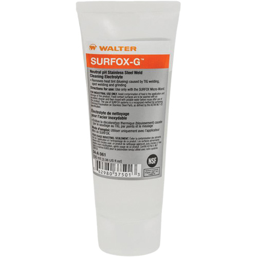 Nettoyant pour soudures SURFOX-G, Bouteille Auto Electric Service Ltd.