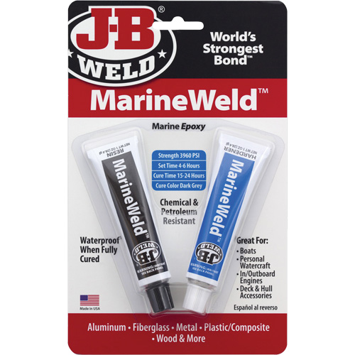 Colle &eacute;poxyde de qualit&eacute; marine, Deux composants, Tube, 3 oz., Gris Auto Electric Service Ltd.