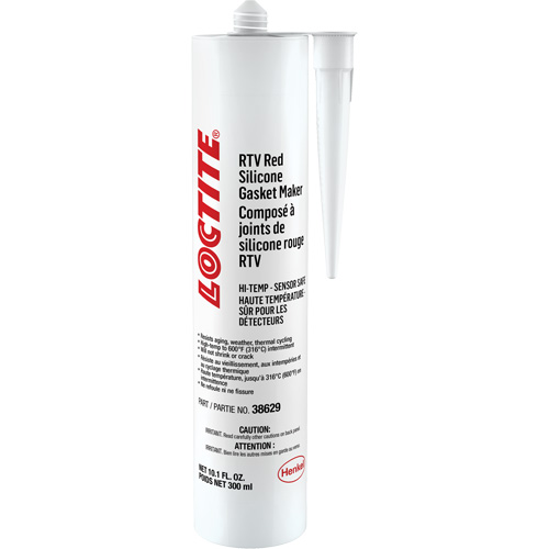 596 High Temp RTV Silicone Sealant, Cartridge, Red Auto Electric Service Ltd.