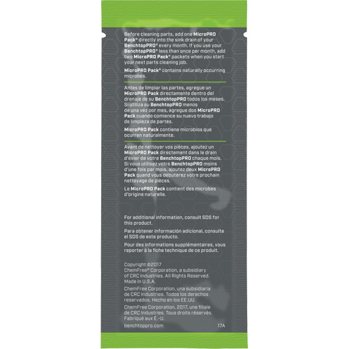 MicroPro Pack&reg; Microbial Cleaning Agent, 0.5 oz., Packet Auto Electric Service Ltd.