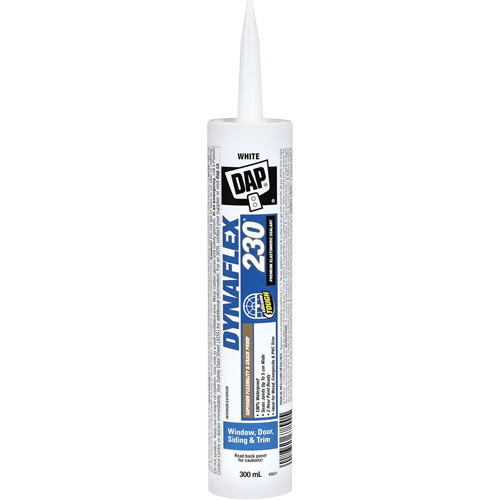 Dynaflex 230&reg; Premium Elastomeric Sealant, 300 ml, Cartridge, White Auto Electric Service Ltd.