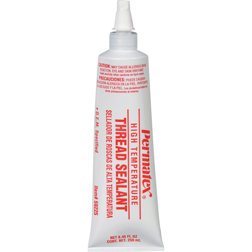 Scellant pour filetage haute temp&eacute;rature, Tube, 250 ml, -54° C - 204° C/-65° F - 400° F Auto Electric Service Ltd.