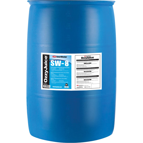 Produit d&eacute;graissant SmartWasher OzzyJuice SW-8 pour a&eacute;ronefs, armes et une s&eacute;lectin de m&eacute;taux, Baril Auto Electric Service Ltd.