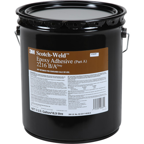 Adh&eacute;sif Scotch-Weld, 5 gal., Seau, Deux composants, Gris Auto Electric Service Ltd.