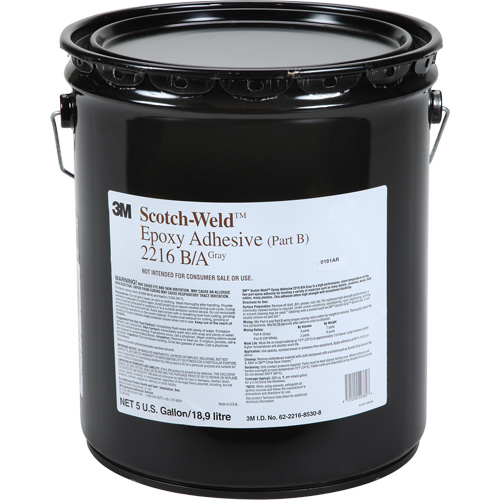 Adh&eacute;sif Scotch-Weld, 5 gal., Seau, Deux composants, Gris Auto Electric Service Ltd.