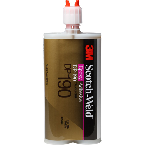 Adh&eacute;sif Scotch-Weld, 200 ml, Cartouche, Deux composants, Translucide Auto Electric Service Ltd.
