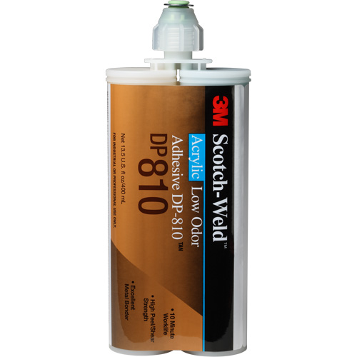 Adh&eacute;sif acrylique &agrave; faible odeur Scotch-Weld, Deux composants, Cartouche, 400 ml, Blanc cass&eacute; Auto Electric Service Ltd.