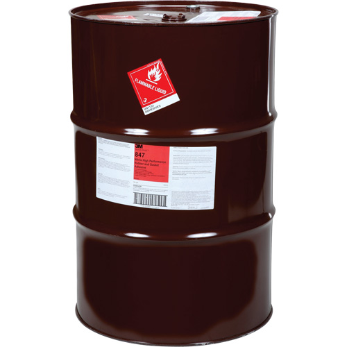 Adh&eacute;sive en nitrile haute performance pour caoutchouc et joint &eacute;tanche Scotch-Weld, Baril, Brun Auto Electric Service Ltd.