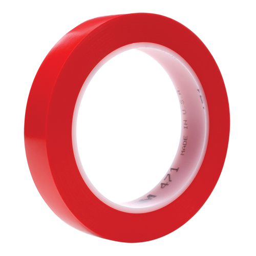 471 Vinyl Tape, 19 mm (3/4") W x 32.9 m (108') L, 5.3 mils, Red Auto Electric Service Ltd.