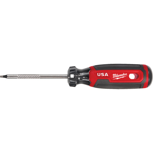 Square Screwdriver, #1 Tip, Round, 170 mm L, Cushion Grip Handle Auto Electric Service Ltd.