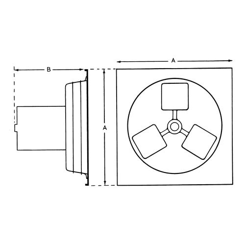 Exhaust Fan 12" 1SP Panel Series Auto Electric Service Ltd.