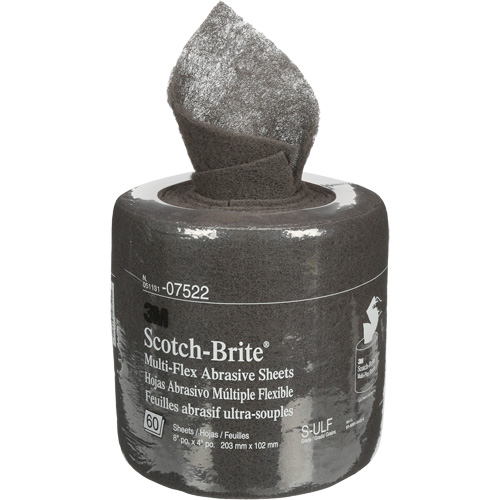 Rouleaux de feuilles Scotch-Brite, Carbure de silicium, 8", Grain Ultra fin Auto Electric Service Ltd.