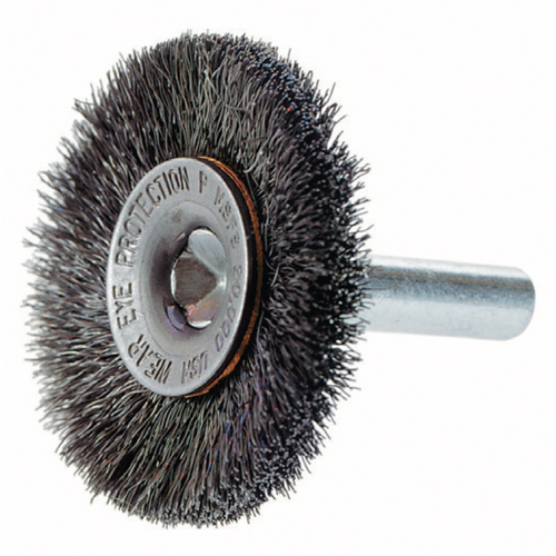 Brosses rotatives &agrave; fils cr&ecirc;p&eacute;s a/arbre 1/4", 3" dia., Fils 0,014", Arbre 1/4" Auto Electric Service Ltd.