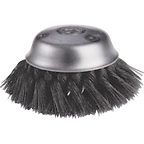 Knot Wire Cup Brushes - Stagger Row, 5-3/4" Dia. x 5/8"-11 Arbor Auto Electric Service Ltd.