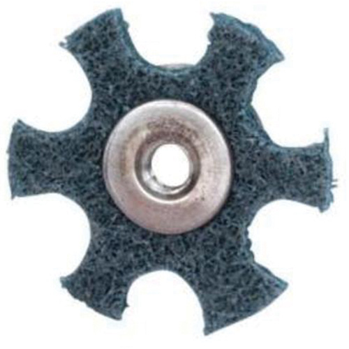 Disque abrasif en forme d'&eacute;toile pour pr&eacute;paration de surface Abrasotex , 1-1/2" dia., Grain Tr&egrave;s fin, Oxyde d'aluminium Auto Electric Service Ltd.