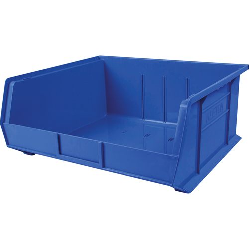Bac en plastique, 16-1/2" la, 11" h x 18" p, Bleu Auto Electric Service Ltd.