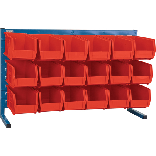 Rayonnage &agrave; persienne avec bacs, 18 bacs, 36" la x 8-1/4" p x 22" h Auto Electric Service Ltd.