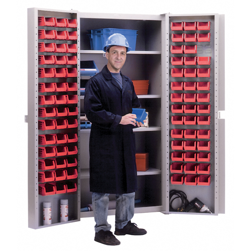 Deep-Door Combination Cabinet, 38" W x 24" D x 72" H, 4 Shelves Auto Electric Service Ltd.