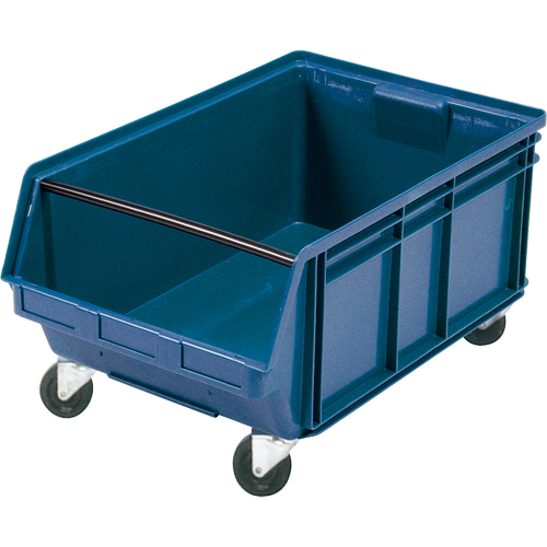 Mobile Giant Stacking Bin, 11-7/8" H x 18-3/8" W x 29" D, 150 lbs. Capacity, Blue Auto Electric Service Ltd.