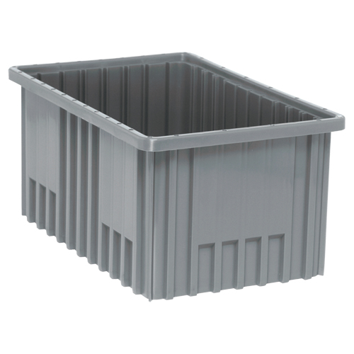 Contenants Divider Box, Plastique, 16,5" la x 10,9" p x 8" h, Gris Auto Electric Service Ltd.