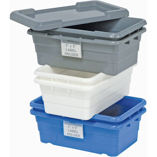 Bacs empilables en crois&eacute;, 11" la x 17,25" p x 12" h, Gris Auto Electric Service Ltd.