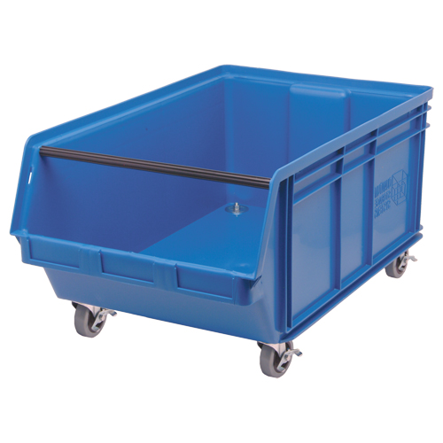 Mobile MAGNUM Bin, 14-7/8" H x 18-3/8" W x 29" D, 150 lbs. Capacity, Blue Auto Electric Service Ltd.