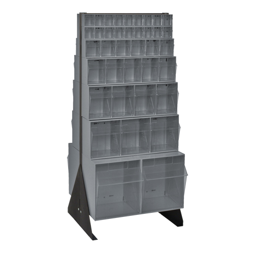 Tip-Out Bins Stand, 23-5/8" W x 16" D x 52" H, 76 Drawers Auto Electric Service Ltd.