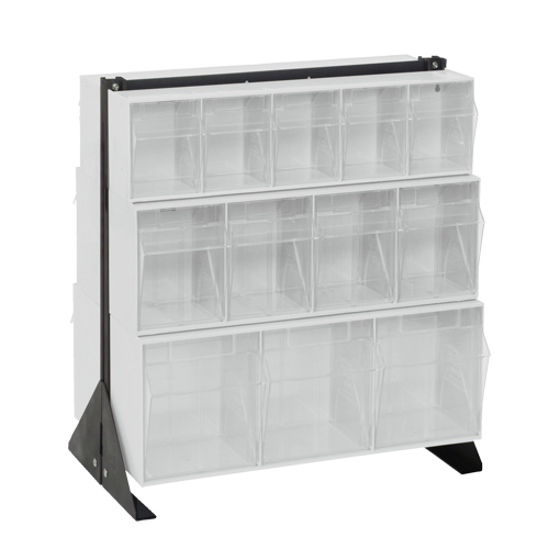 Support pour bacs basculants, 23-5/8" la x 16" p x 28" h, 24 tiroirs Auto Electric Service Ltd.