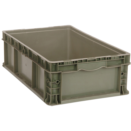 Contenant empilable, 15" la x 15" p x 9,5" h, Gris Auto Electric Service Ltd.