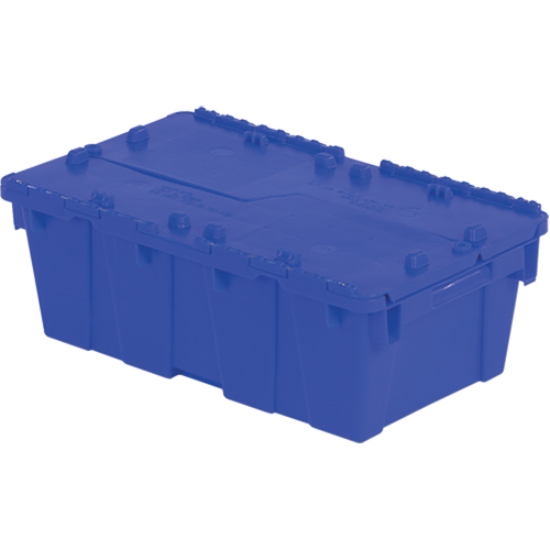 Contenants de distribution Flipak en plastique poly&eacute;thyl&egrave;ne (PE), 19,7" x 11,8" x 7,3", Bleu Auto Electric Service Ltd.