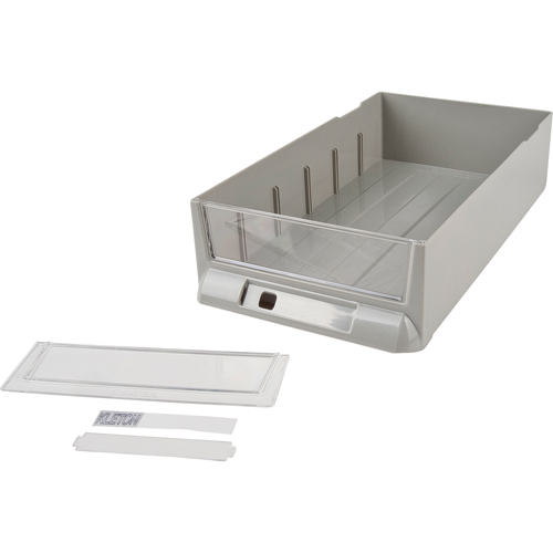 Tiroir de rechange pour armoires de pi&egrave;ces KPC-100, Plastique, 6-3/8" la x 11-3/10" p, 2-11/16" h, Gris Auto Electric Service Ltd.