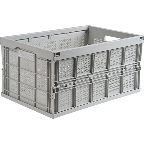 Bac repliable, 21" lo x 14" la x 10,5" h, Gris Auto Electric Service Ltd.
