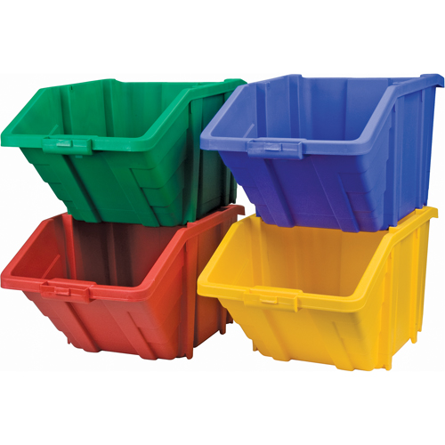 Bac g&eacute;ant en plastique, 15-1/2" la x 13" H x 25" p, Vert, Capacit&eacute; 200 lb Auto Electric Service Ltd.