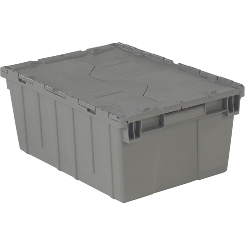Contenants de distribution Flipak en plastique poly&eacute;thyl&egrave;ne (PE), 21,9" x 15,2" x 9,3", Gris Auto Electric Service Ltd.