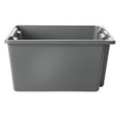 Caisse-palette empilable et emboîtable, 10" x 15,5" x 19,5", Gris Auto Electric Service Ltd.