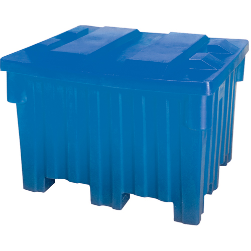 Bacs emboîtables pour chariot &eacute;l&eacute;vateur, 42" la x 48" p x 30" h, Bleu Auto Electric Service Ltd.