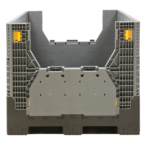 Contenant de vrac pliable, 47,2" lo x 39,4" la x 39,4" h, Gris Auto Electric Service Ltd.