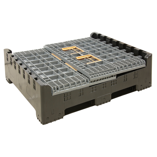 Contenant de vrac pliable, 47,2" lo x 39,4" la x 39,4" h, Gris Auto Electric Service Ltd.