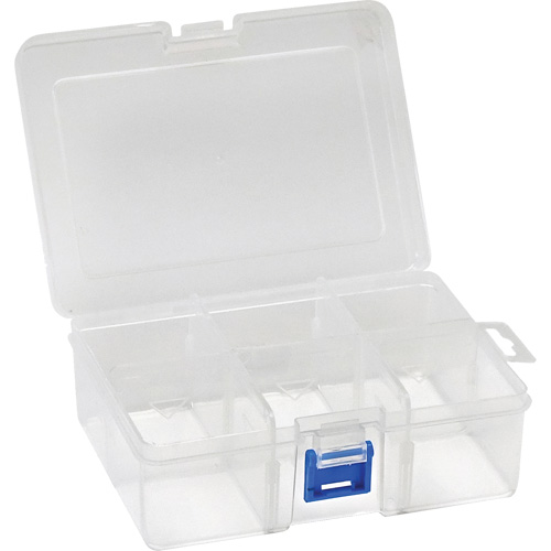 Boîte &agrave; compartiments en plastique, 4,75" la x 6,75" p x 2,25" h, 6 compartiments Auto Electric Service Ltd.