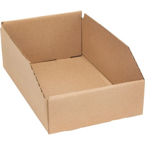 Deep Corrugated Parts Bins, 7-5/8" W x 11-5/16" D x 4-1/2" H, Beige Auto Electric Service Ltd.