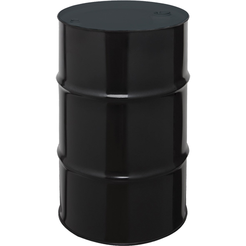 Barils en acier, 55 gal. US (45 gal. imp.), Non doubl&eacute;, Noir, Dessus ferm&eacute;, 1A1/X1.8/300, Calibre 20 Auto Electric Service Ltd.