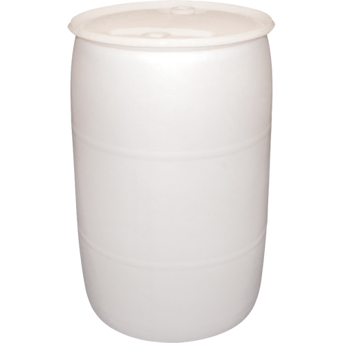 Barils en poly&eacute;thyl&egrave;ne, 55 gal. US (45 gal. imp.), Dessus ferm&eacute;, Naturel Auto Electric Service Ltd.