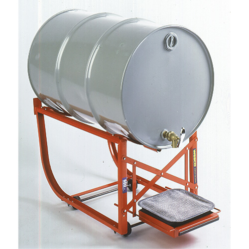 Support de baril avec plateau d'&eacute;gouttage, Capacit&eacute; de 55 gal. US (45 gal. imp.), Charge max. de 600 lb/272 kg Auto Electric Service Ltd.