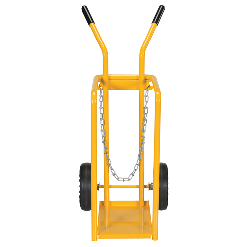 Gas Cylinder Cart, Mold-on Rubber Wheels, 9-13/16" W x 16" L Base, 150 lbs. Auto Electric Service Ltd.